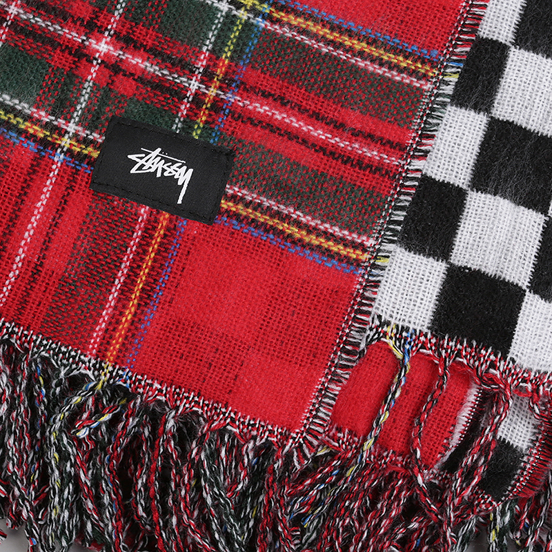 Плед Stussy Double Faced Stadium Blanket (138619-red)  - цена, описание, фото 2
